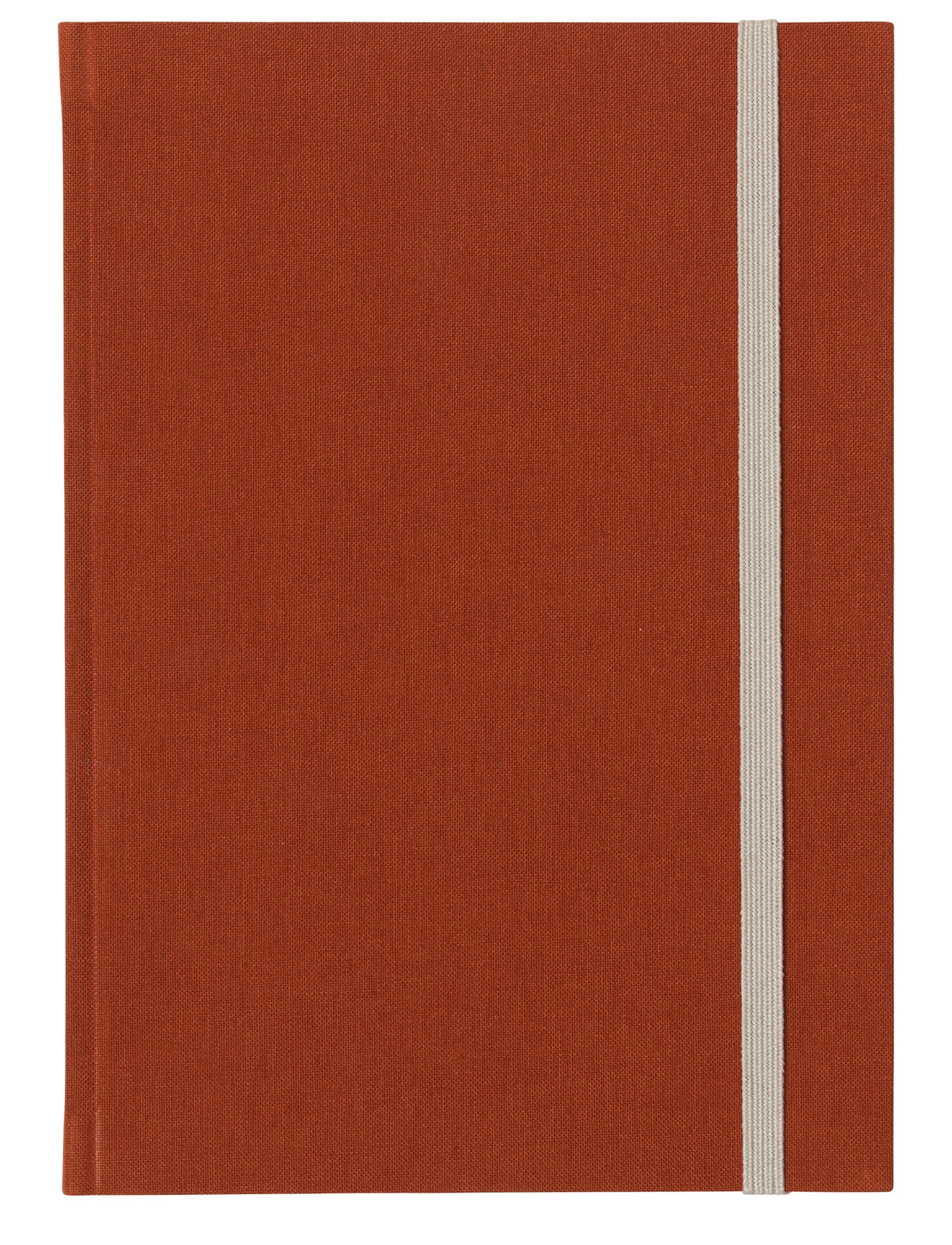 Notem Studio Bea, Notebook With Elastic Band, Dark Sienna