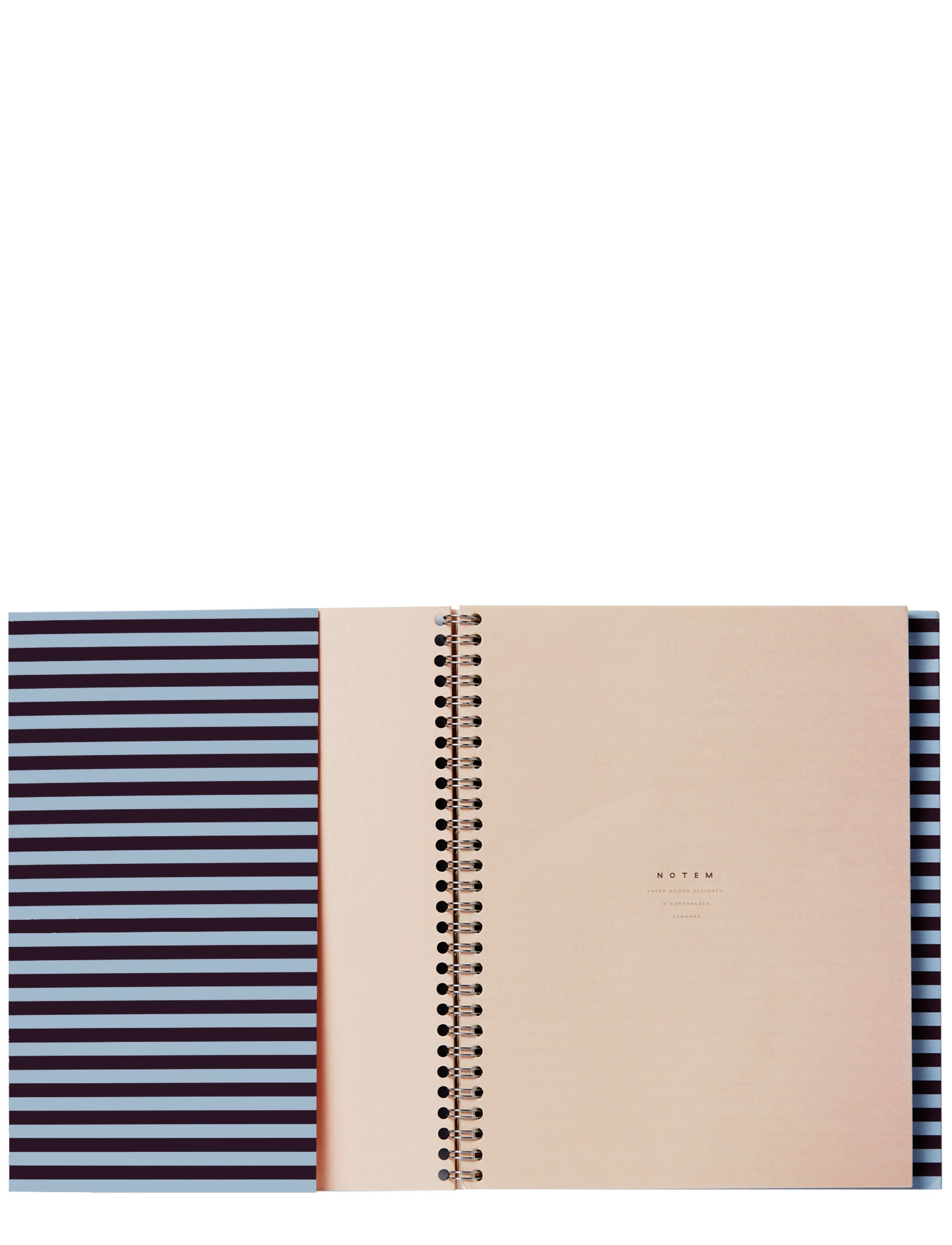 Notebook notebooku Notem Studio Nela Large, Blue and Bordeaux