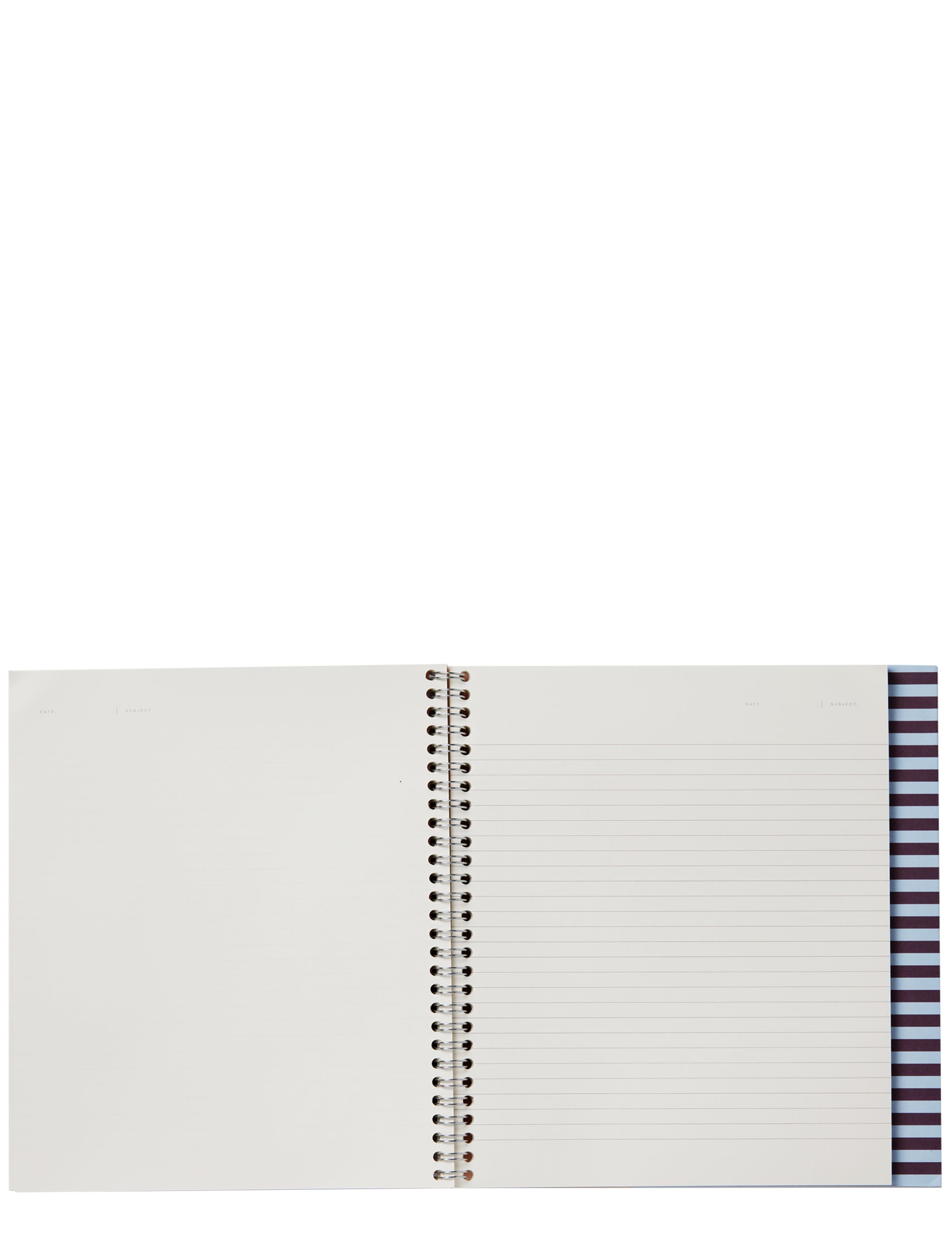 Notebook notebooku Notem Studio Nela Large, Blue and Bordeaux