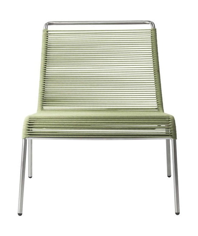 FDB Møbler M20 L Teglgård Cord Lounge Chair, zelená