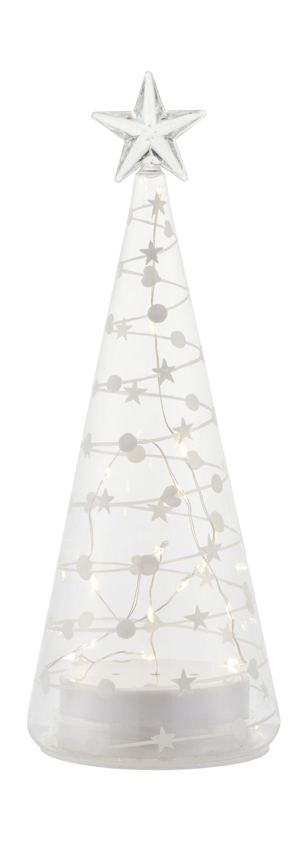 Sirius Sweet Christmas Tree, H26 cm, bílá/čistá