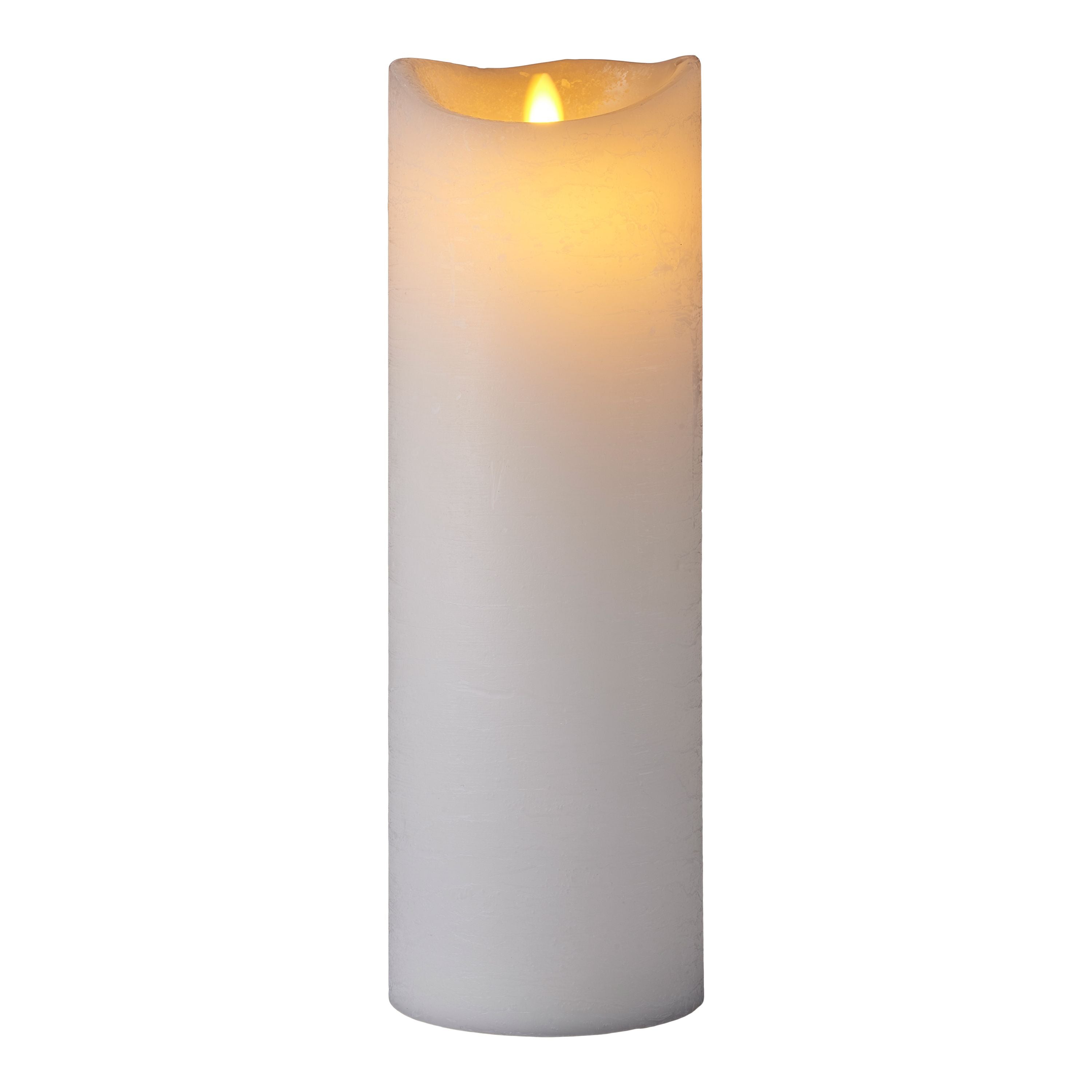 Síň Sirius Sara Exkluzivní LED svíčka Ø10X H50CM, bílá