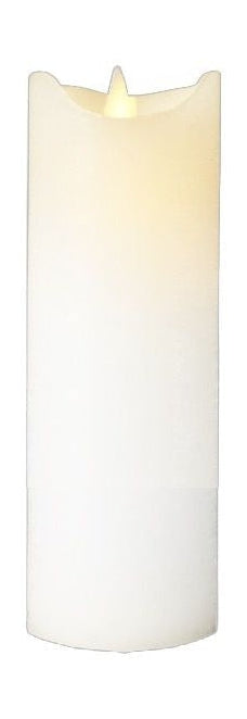 Sirius Sara dobíjecí svíčka bílá, Ø5x H15cm