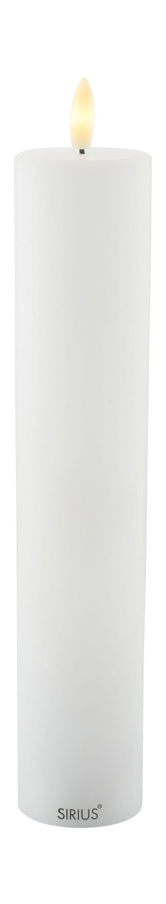 Sirius Sille Led Candle White, ø5x H25cm