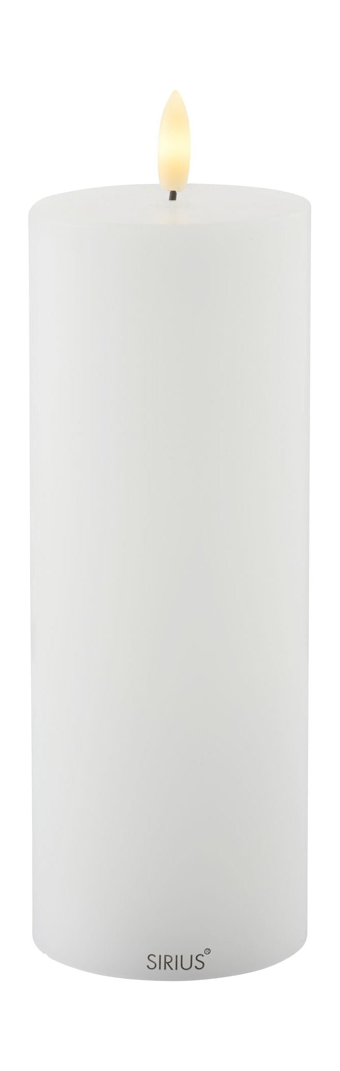Sirius Sille dobíjecí svíčka bílá, Ø7,5x H20 cm