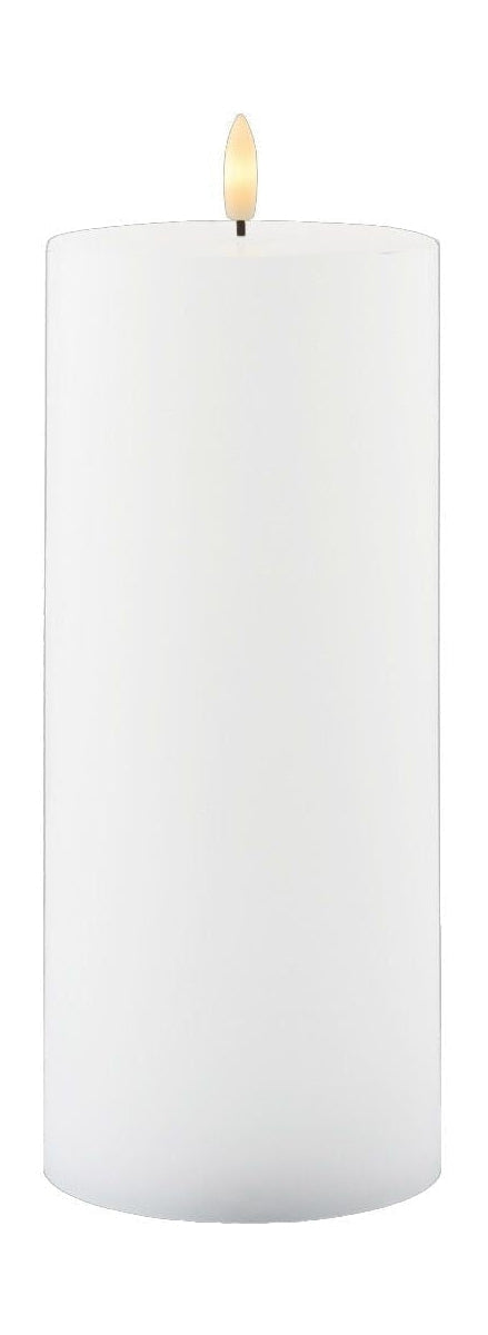 Sirius Sille dobíjecí svíčka White, Ø10x H25 cm
