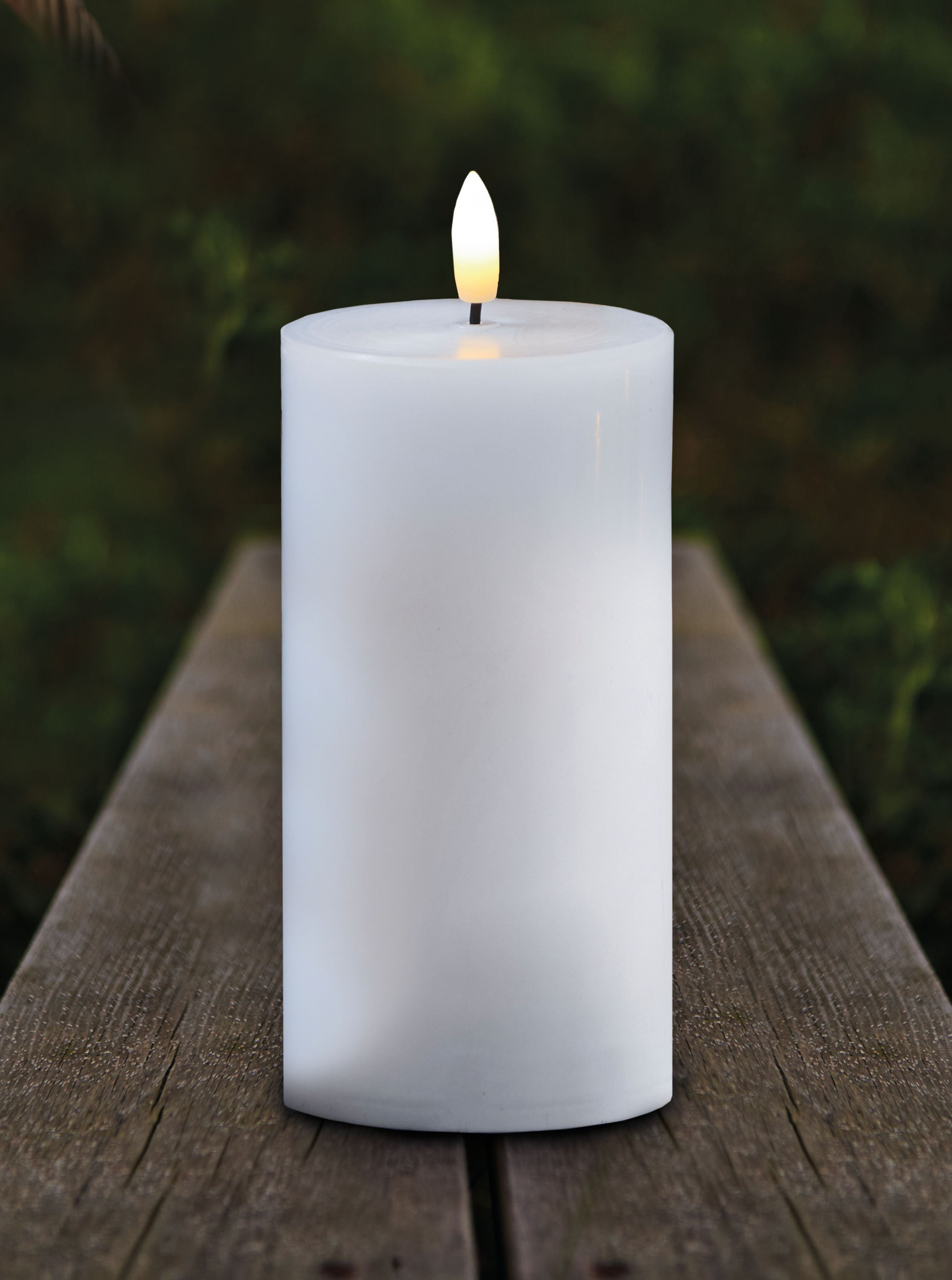 Sirius Sille Outdoor Led Candle White, ø10x H20cm