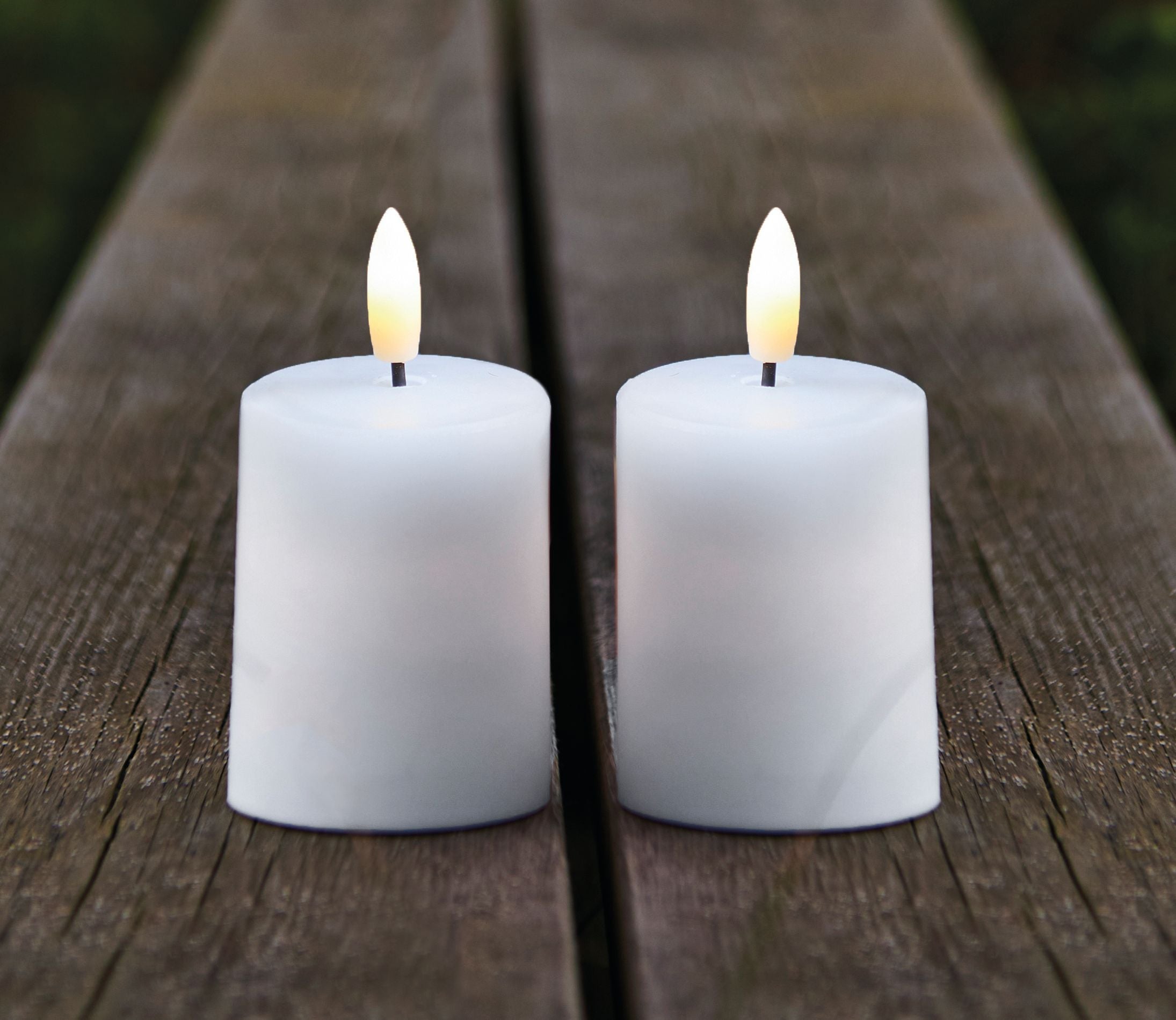 Sirius Sille Outdoor Led Candle Mini White 2pcs., ø5x H6,5 Cm