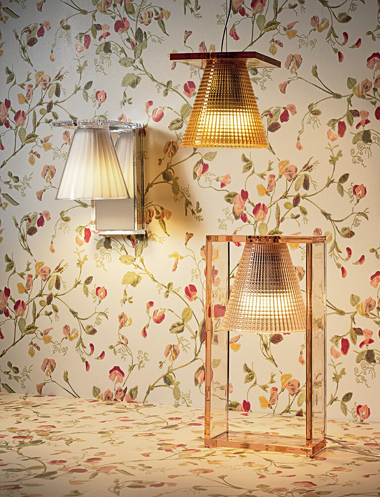 Kartell Light Air Tkáňová stolní lampa, béžová