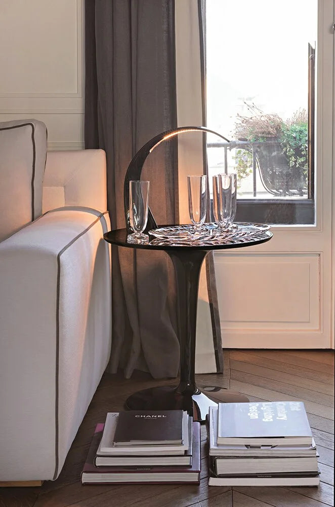 Kartell Tip Top Mono Side Table, černá