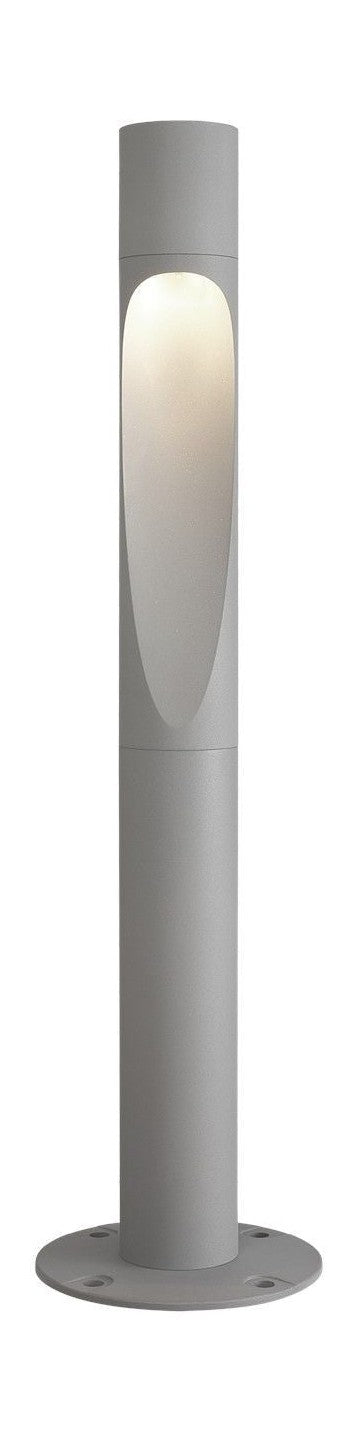 Louis Poulsen Flindt Bollard Class Ii Led 3000 K 12 W Night Dim Post With Base Plate, Aluminium