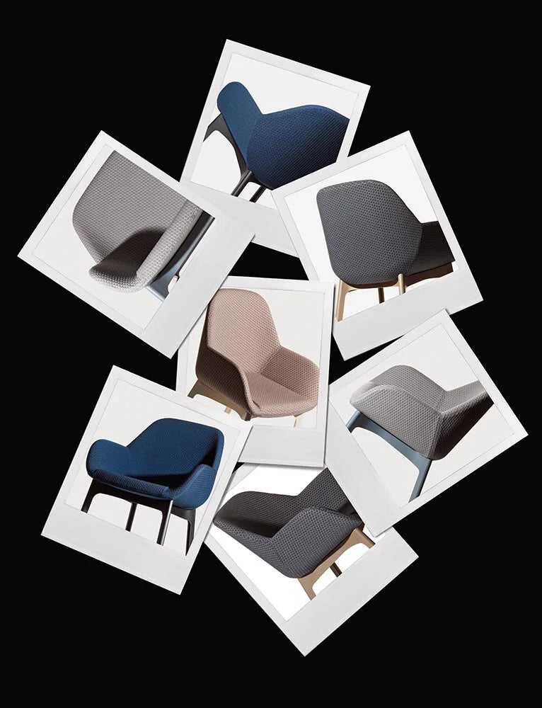 Kartell Clap Pvc Armchair, Grey/Tobacco