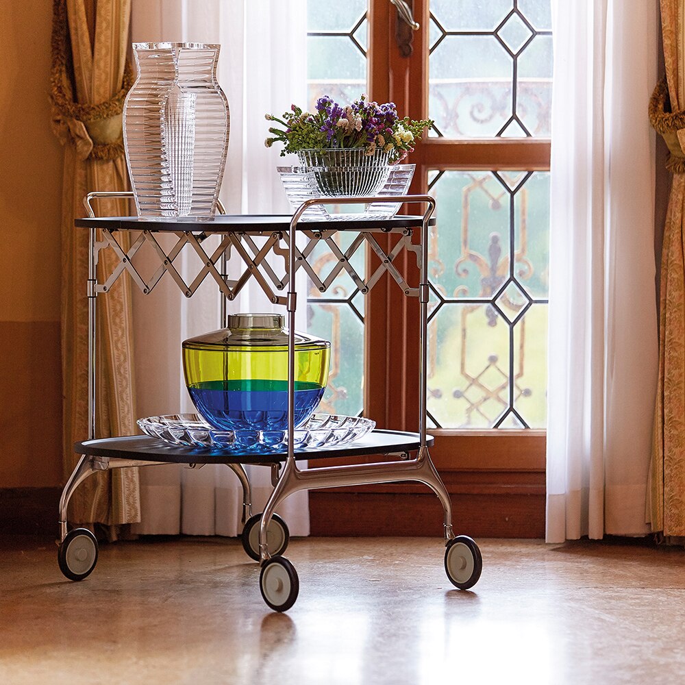 Kartell Gastone Trolley, černá