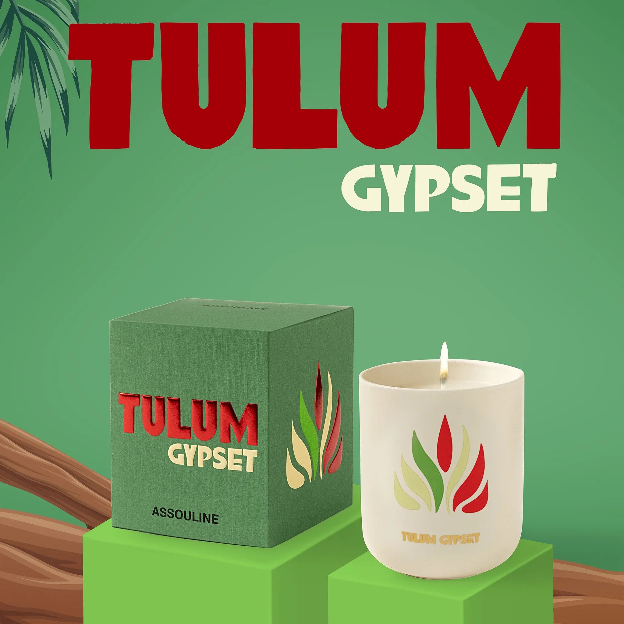 Assouline Tulum Gypset – svíčka cestování z domova