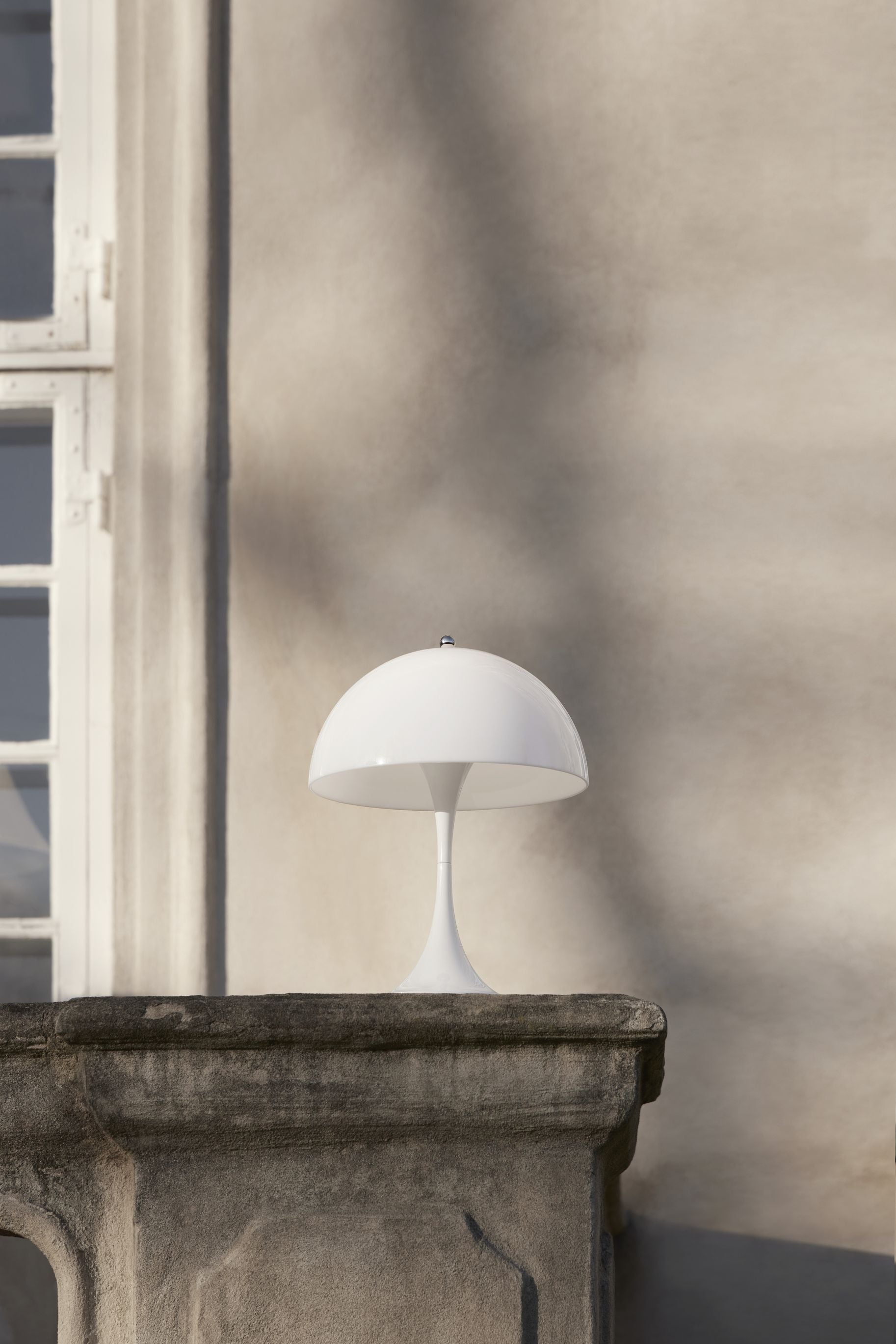 Louis Poulsen Panthella 250 Portable Table Lamp, Opal Acrylic