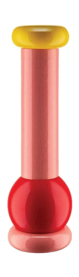 Pepřový mlýn Alessi MP0210 v bukovém dřevě, růžový
