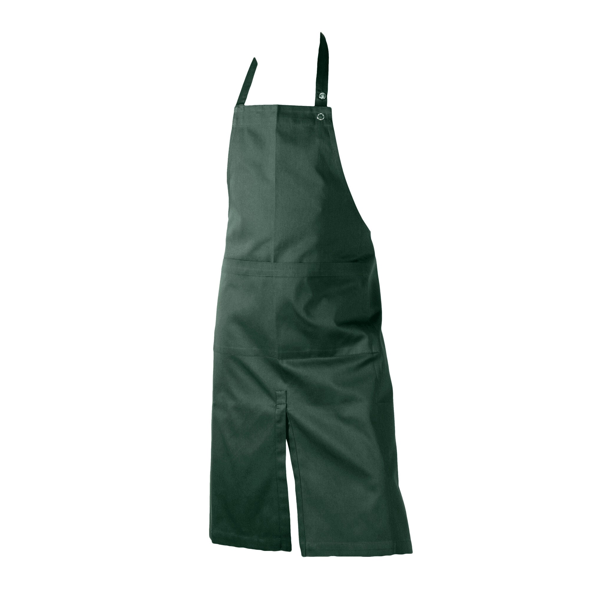 The Organic Company Apron With Pocket, Dark Green