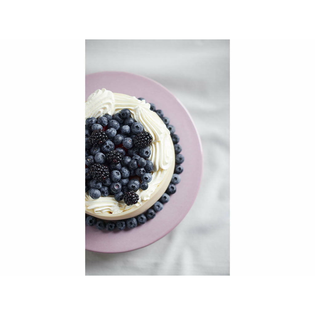 Bitz Cake Plate se základnou 30 cm, světle růžová