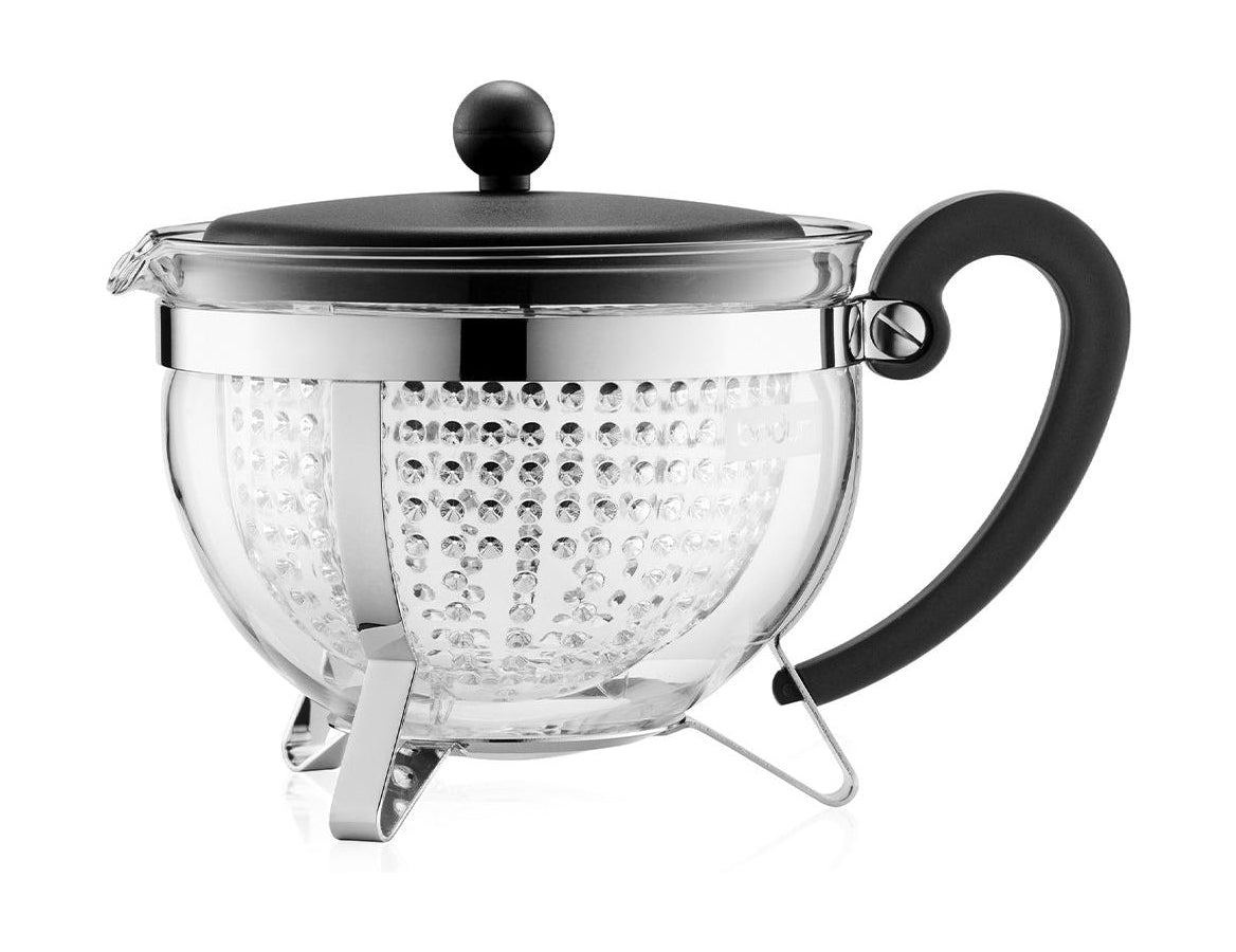 Bod Chambord Teapot s barevnou držadlem plastového víka, 1,3 l