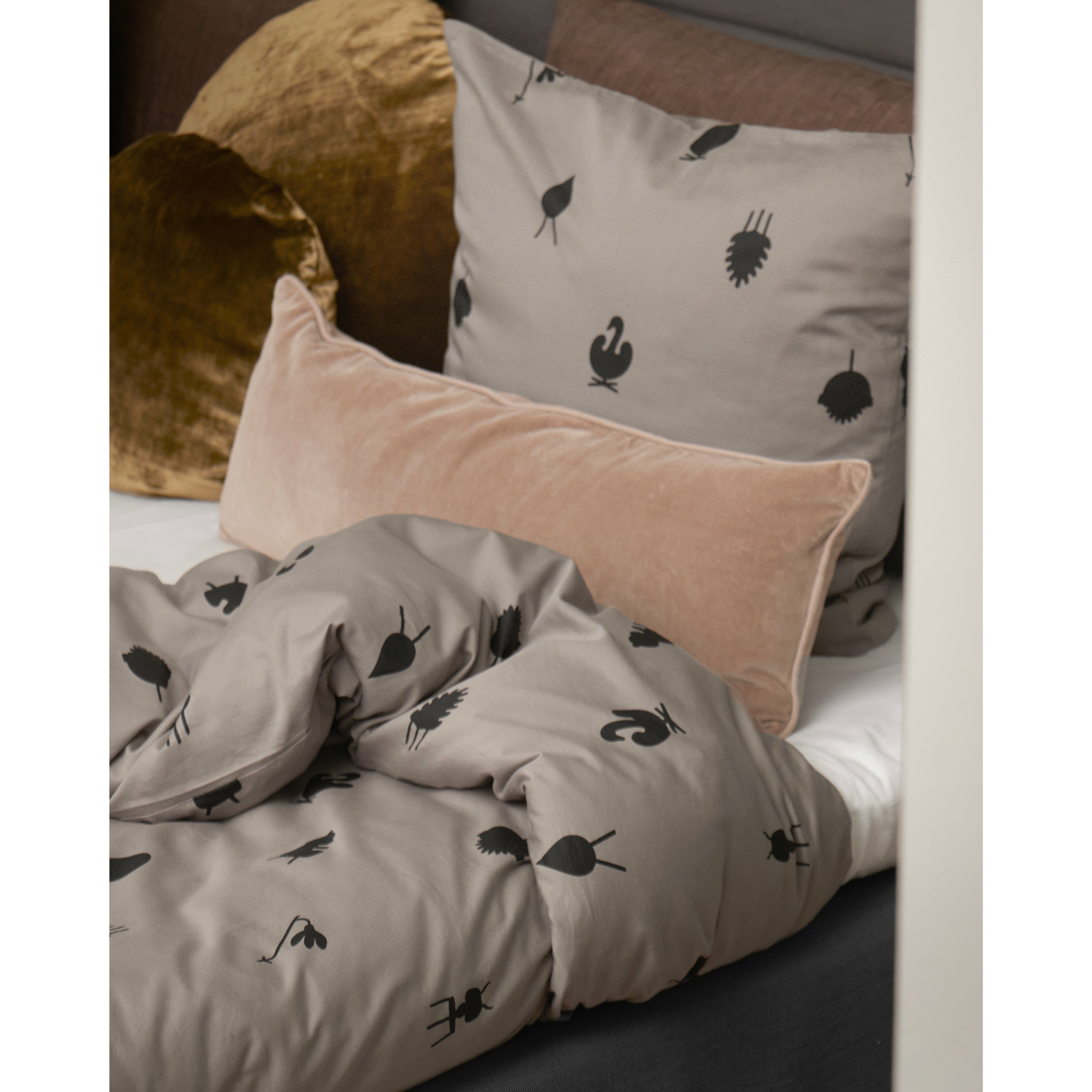 Brainchild Bed Linen Design Icons 140x200 Cm, Taupe