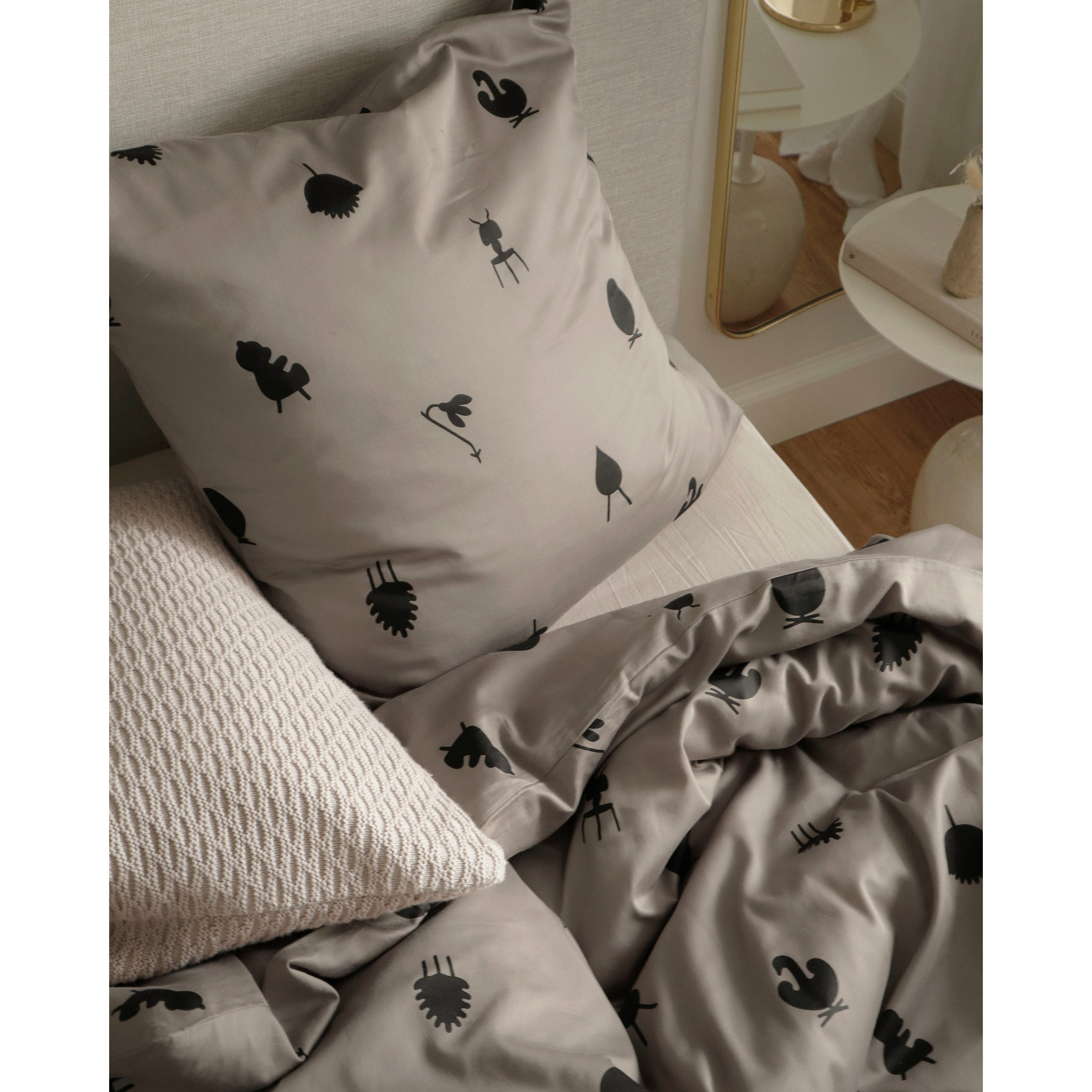 Ikony designu povlečení Brainchild Bed Linen 140x220 cm, Taupe