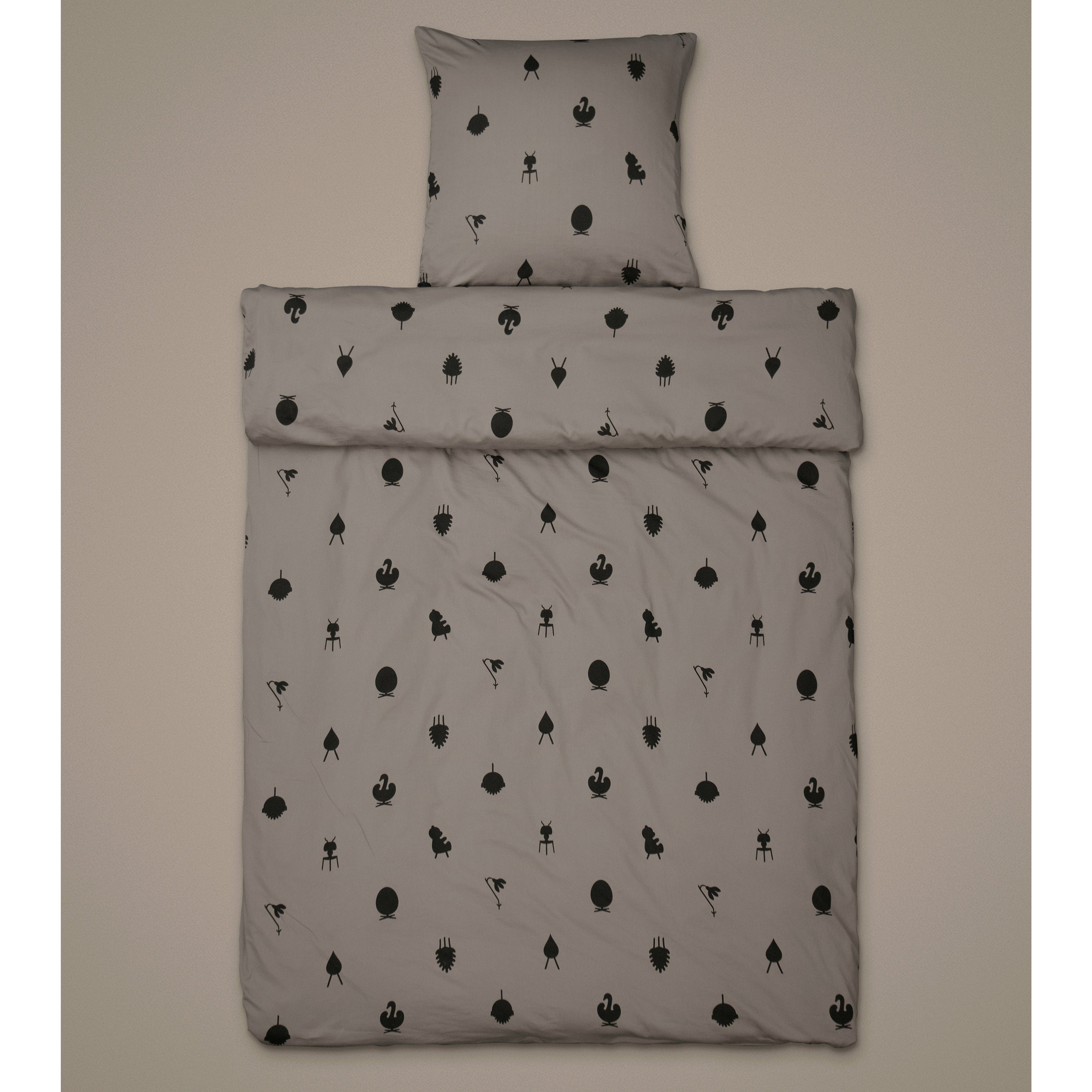 Ikony designu povlečení Brainchild Bed Linen 140x220 cm, Taupe