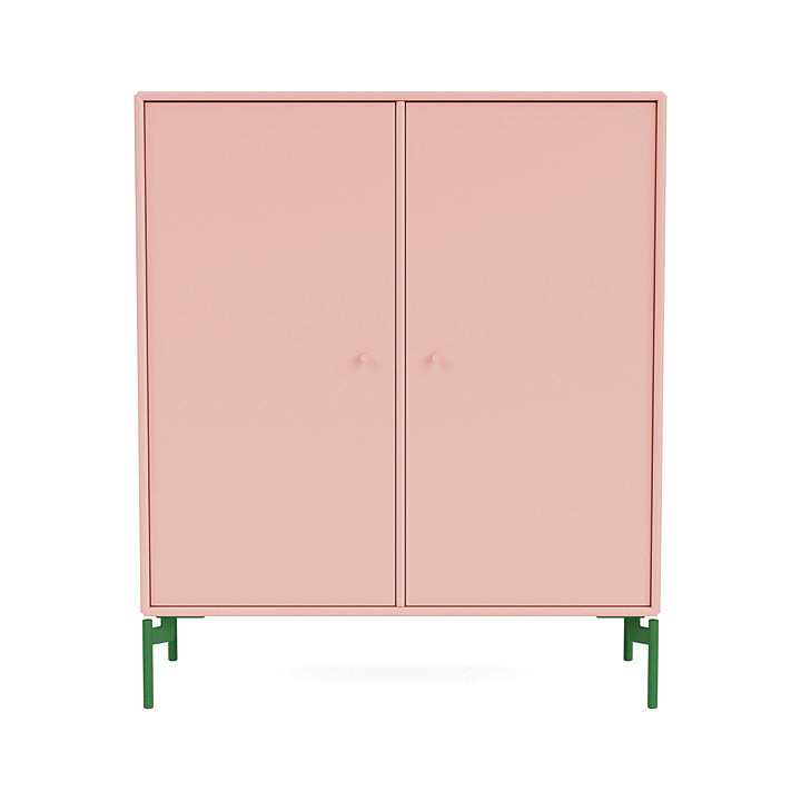 Montana Cover Cabinet With Legs, Ruby/Parsley