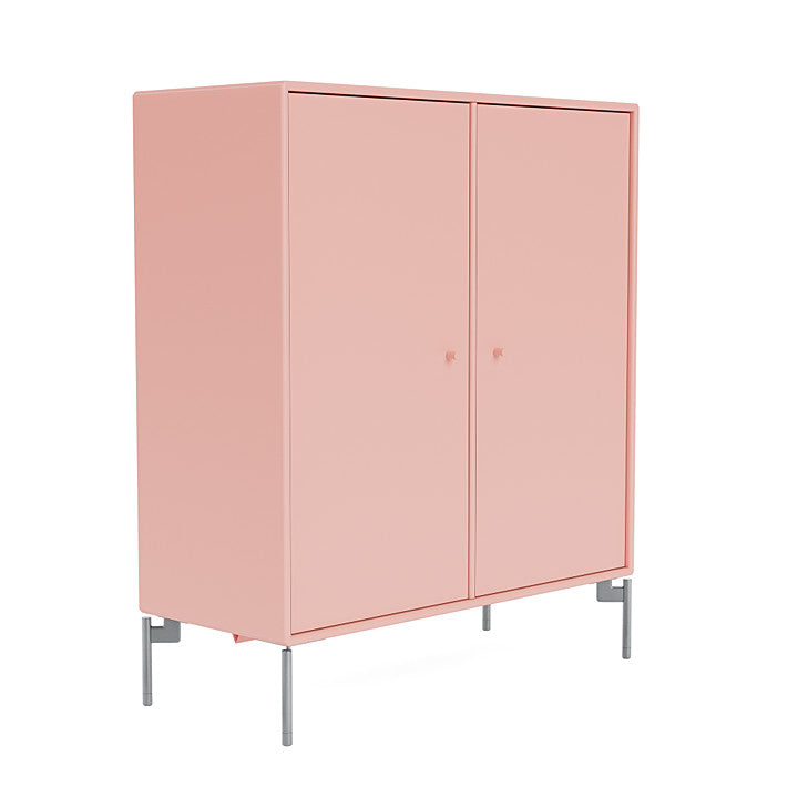 Montana Cover Cabinet With Legs, Ruby/Matt Chrome