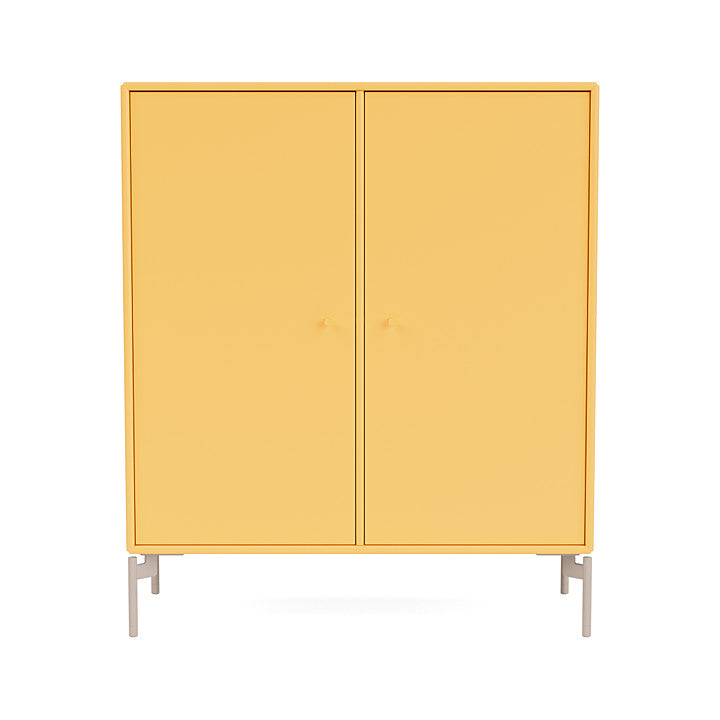 Montana Cover Cabinet With Legs, Acacia/Mushroom