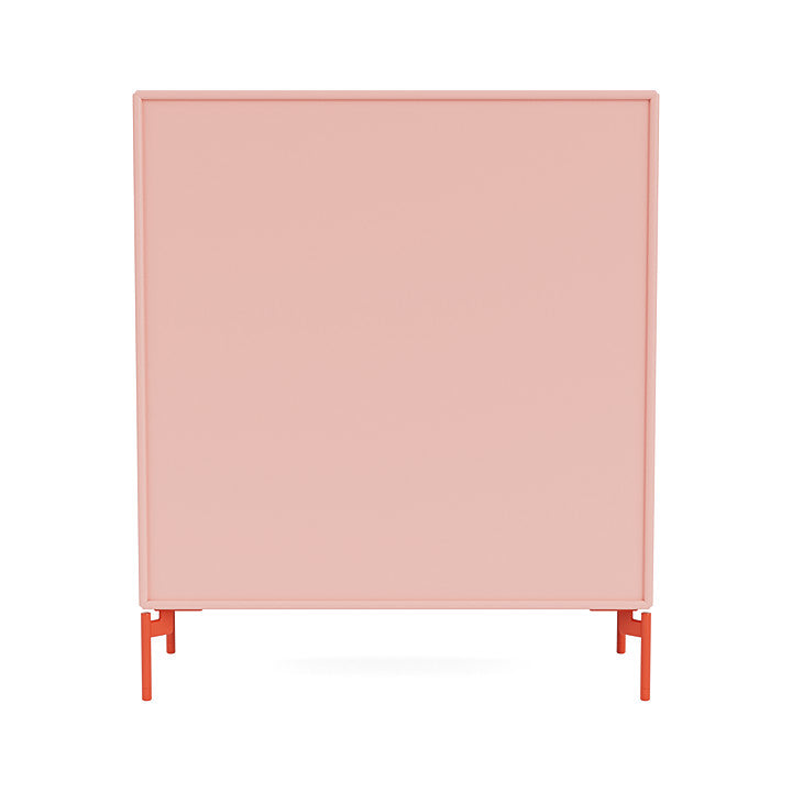 Montana Cover Cabinet With Legs, Ruby/Rosehip