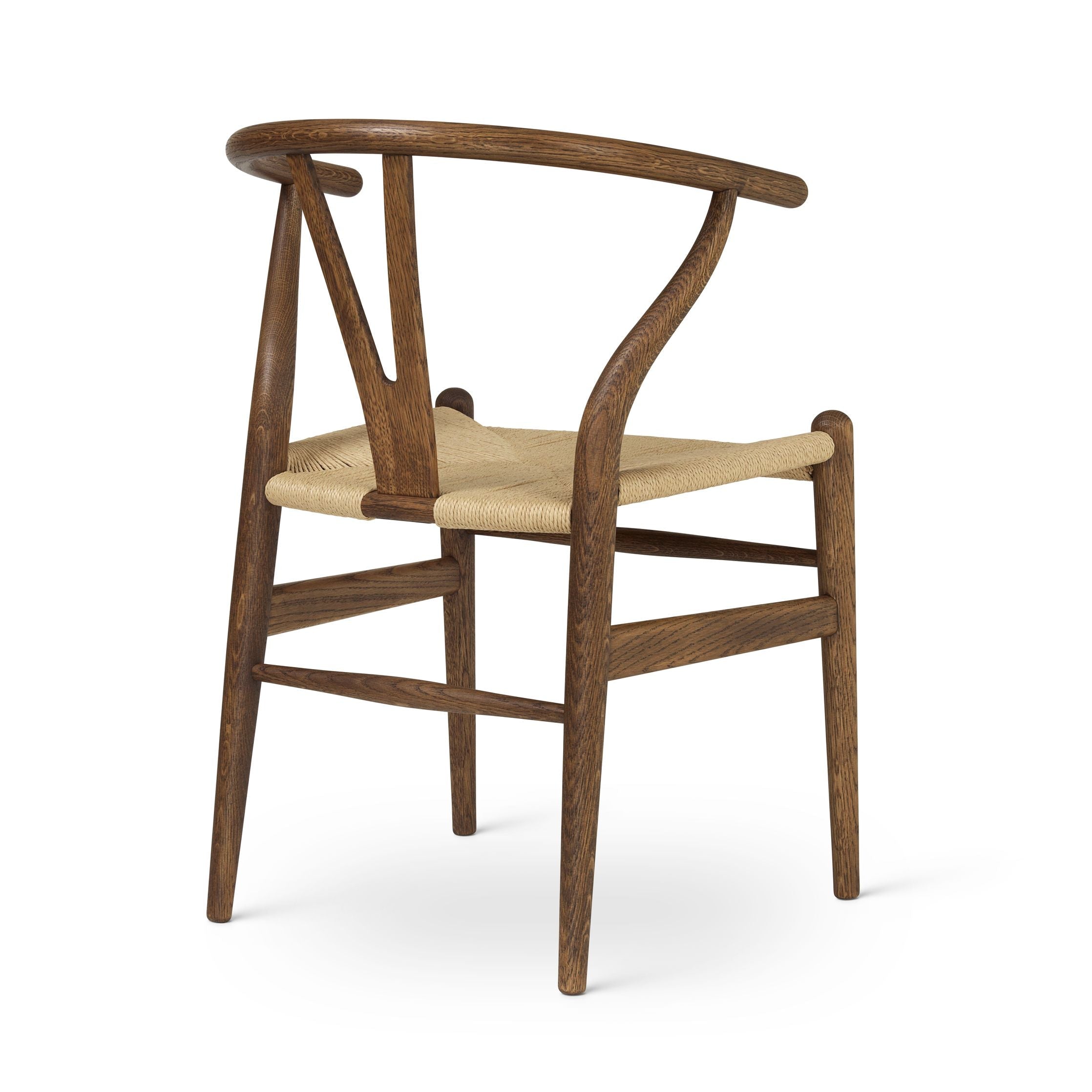 Carl Hansen CH24 židle na židli na dubový kouř, přírodní šňůra