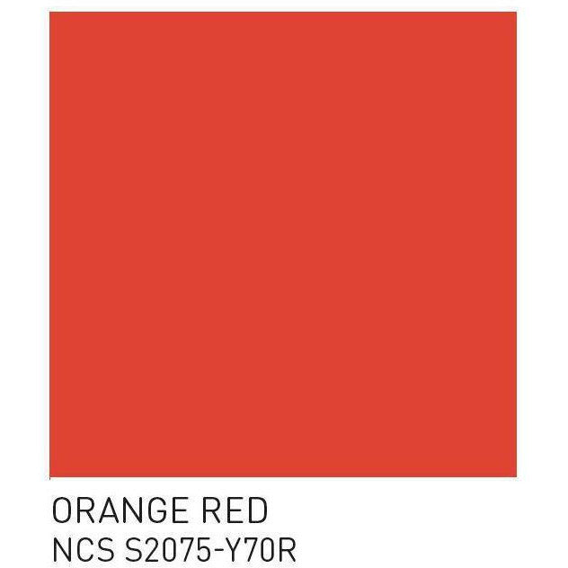 Vzorky dřeva Carl Hansen, oranžová červená