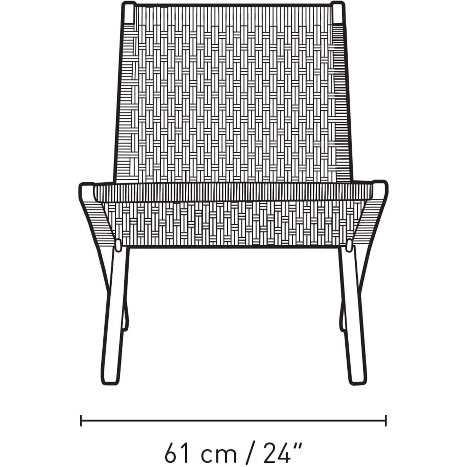 Carl Hansen MG501 Cuba Chair Oak Soap, přírodní šňůra