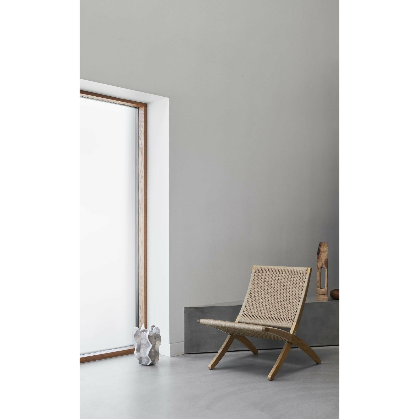 Carl Hansen MG501 Cuba Chair Oak Soap, přírodní šňůra