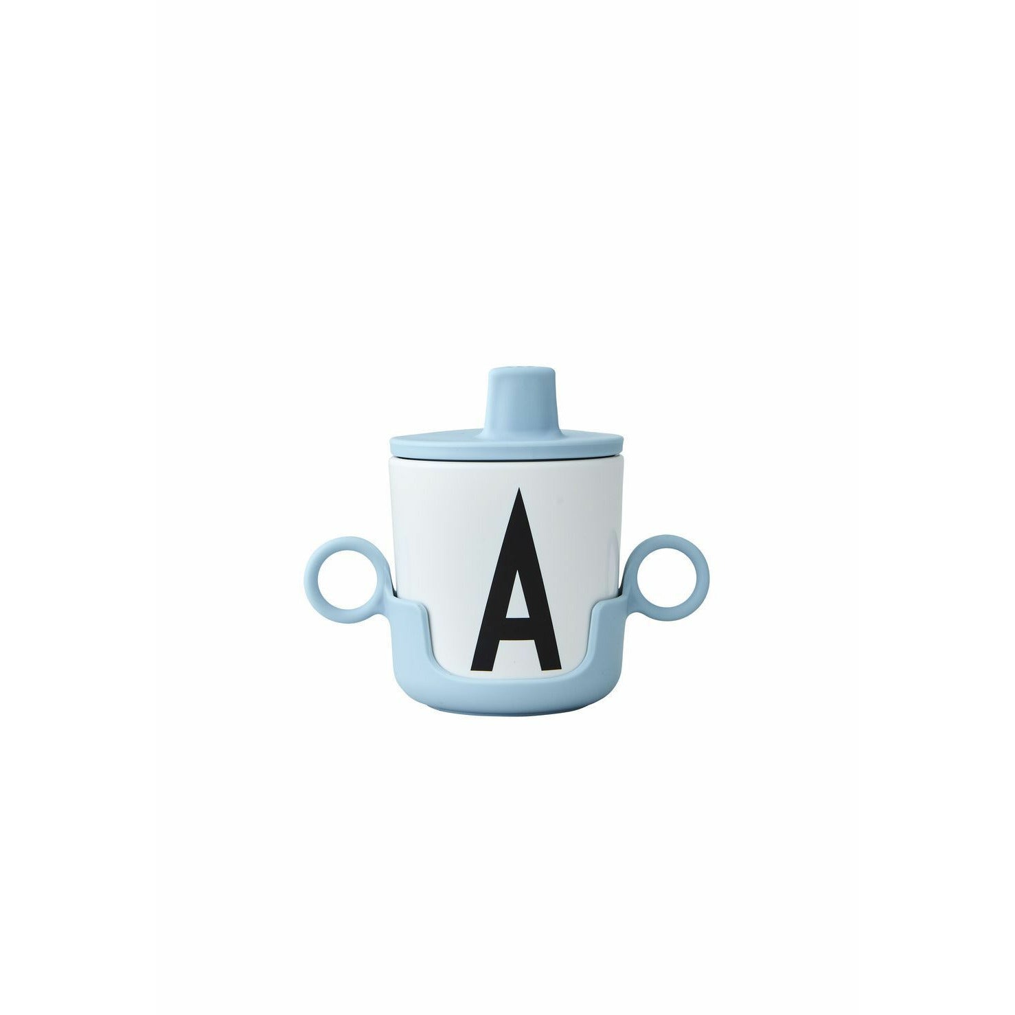 Design Letters Cup Handle For Melamine Cup, Light Blue