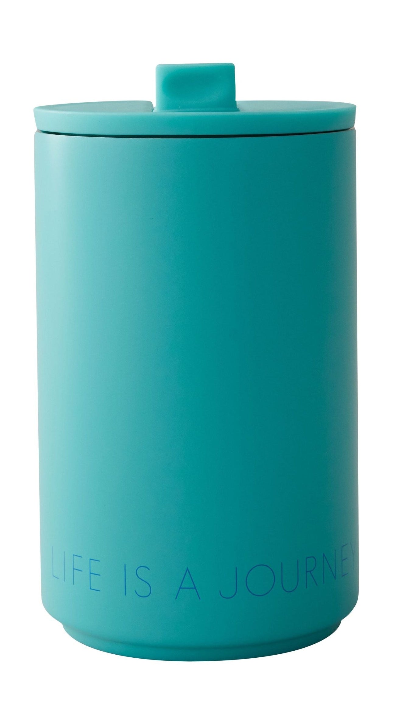 Design Letters Insulated Cup, Turquoise