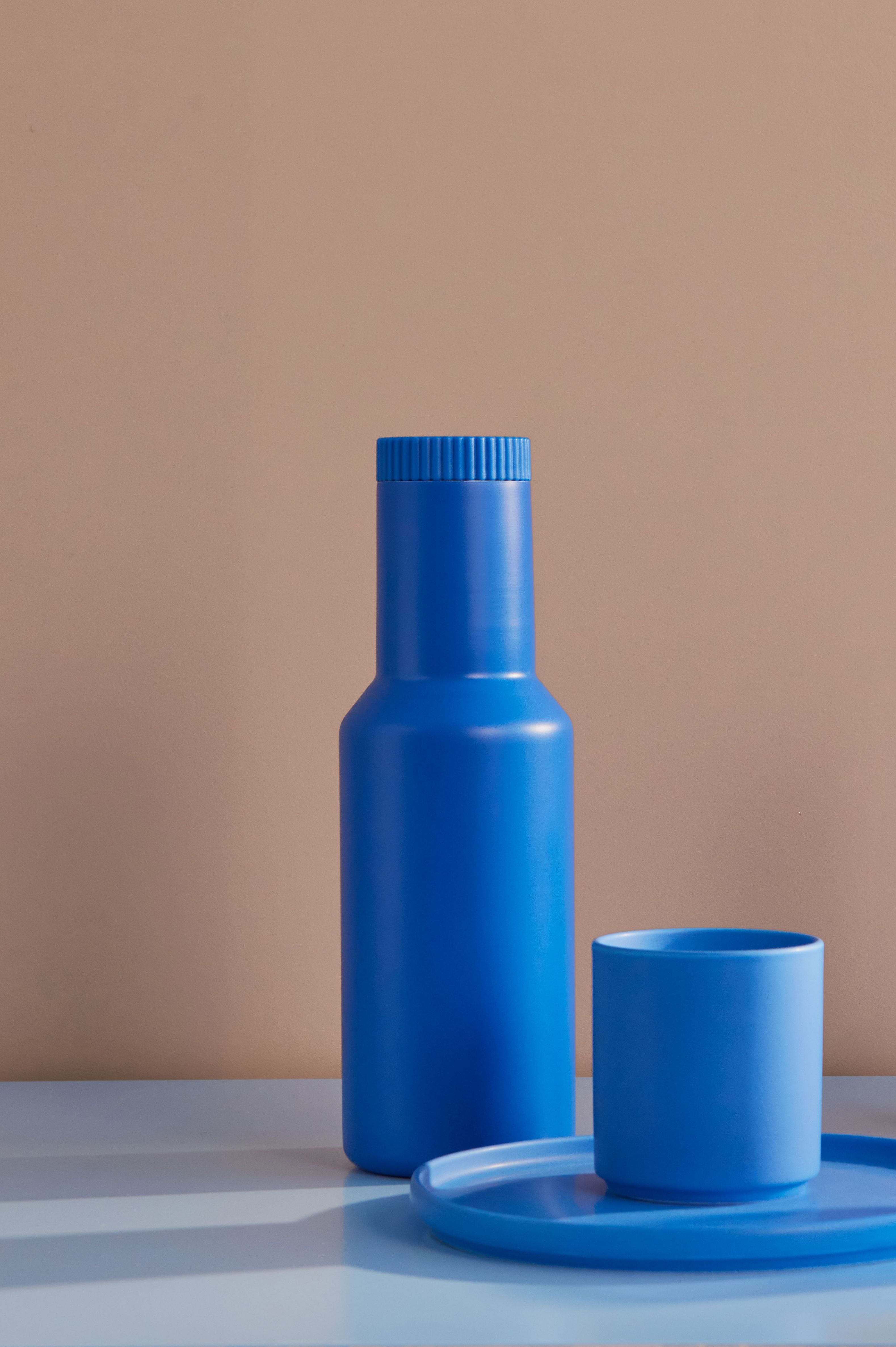 Design Letter's Favorite Cup Set Of 2, Cobalt Blue