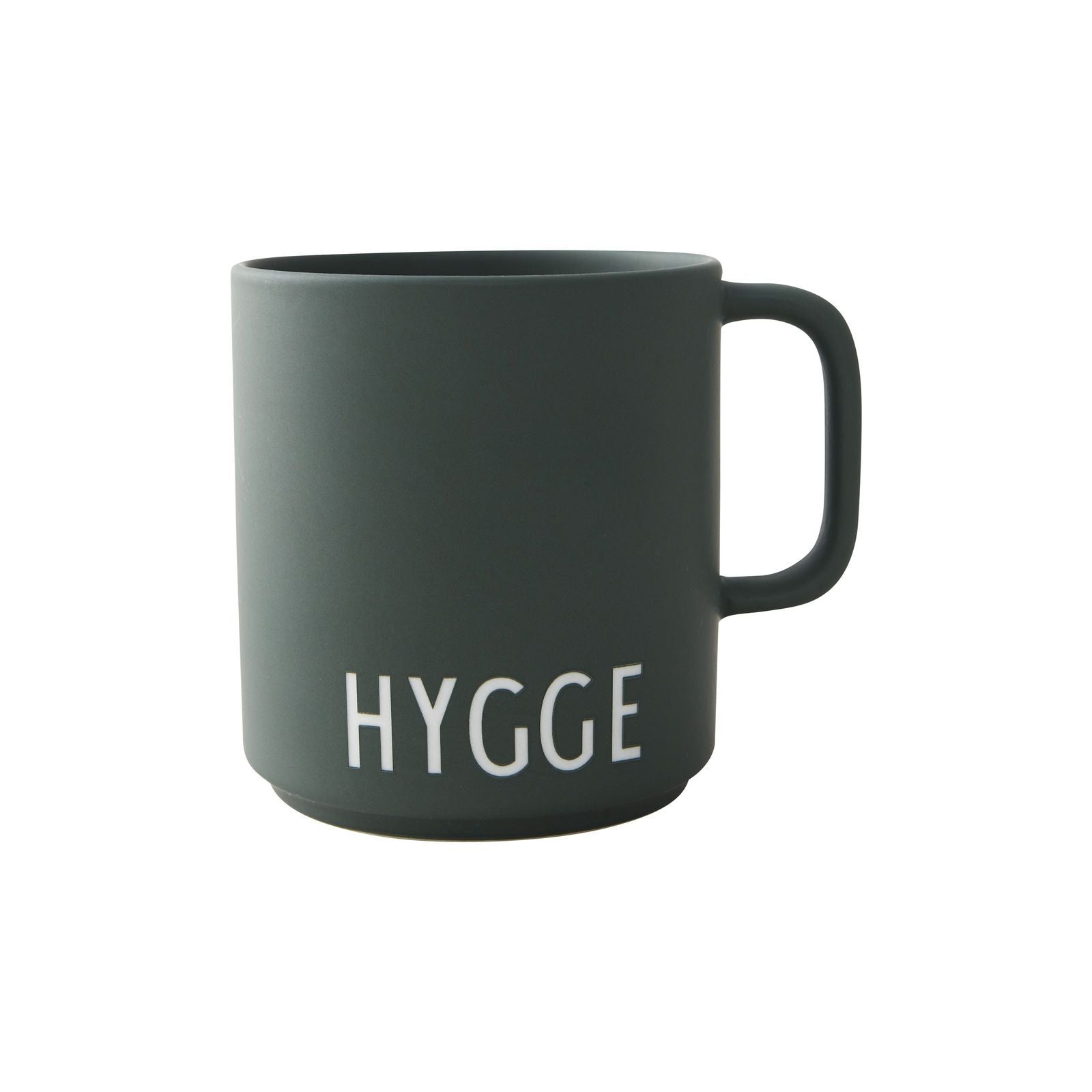 Design Letters Favorite Mug With Handle Hygge, Dark Green