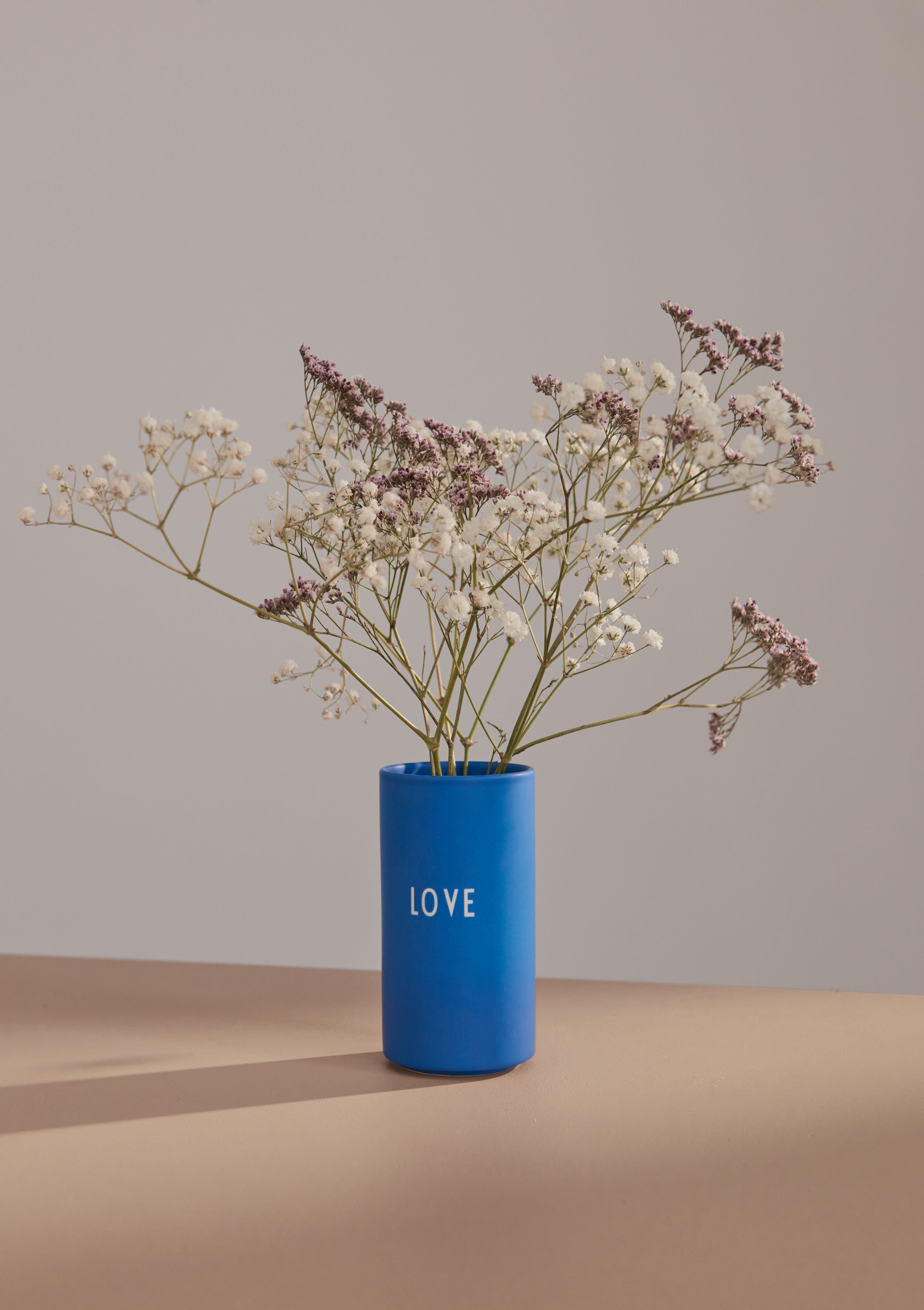 Designové písmena Oblíbená váza kobalt modrá, kobalt modrá