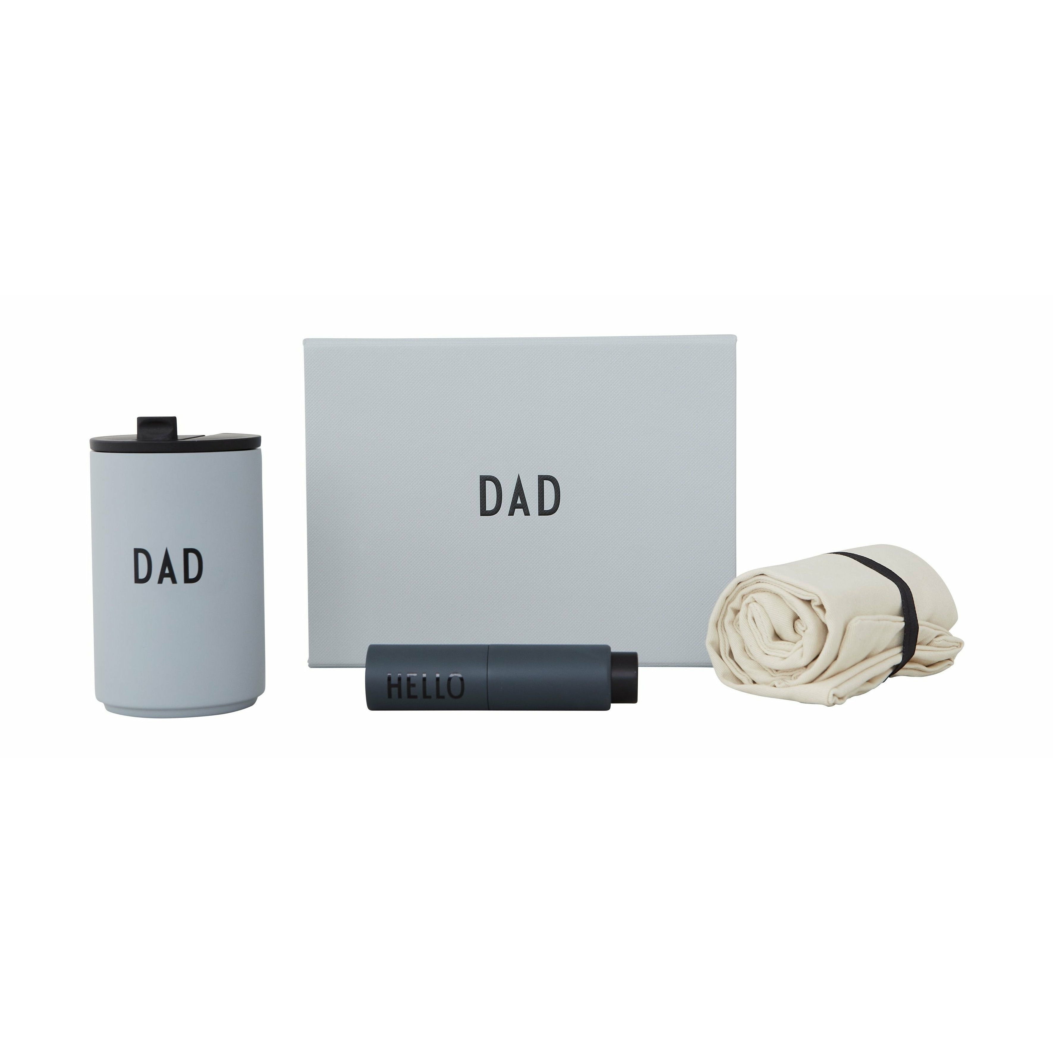 Design Letters Mom & Dad Gift Box, Vatter, Grey