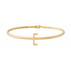 Design Letters My Bangle E Bangle, 18k Gold Plated Silver