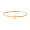 Design Letters My Bangle n Bangle, 18K Gold Ploted Silver