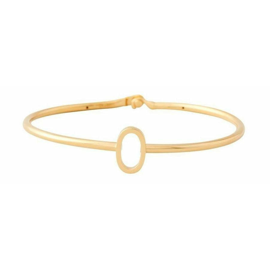 Design Letters My Bangle O Bangle, 18k Gold Ploted Silver