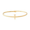 Design Letters My Bangle T Bangle, 18k Gold Plated Silver