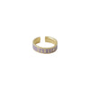 Design Letters Word Candy Ring Darling Brass Gold, Violet