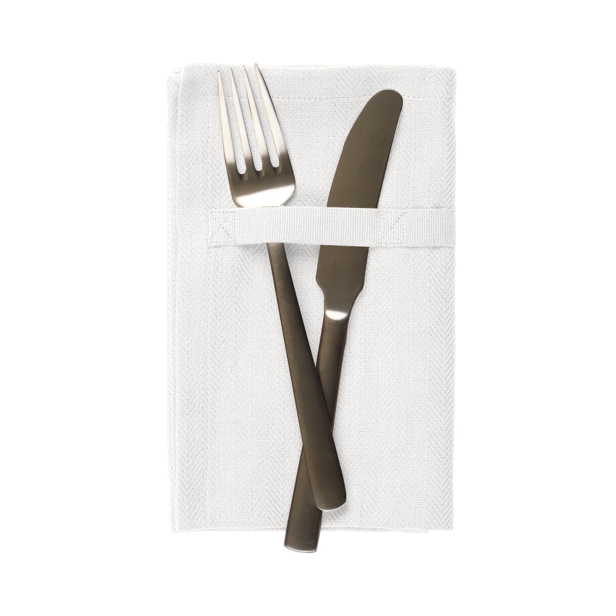 The Organic Company Dinner Napkins, Natural White