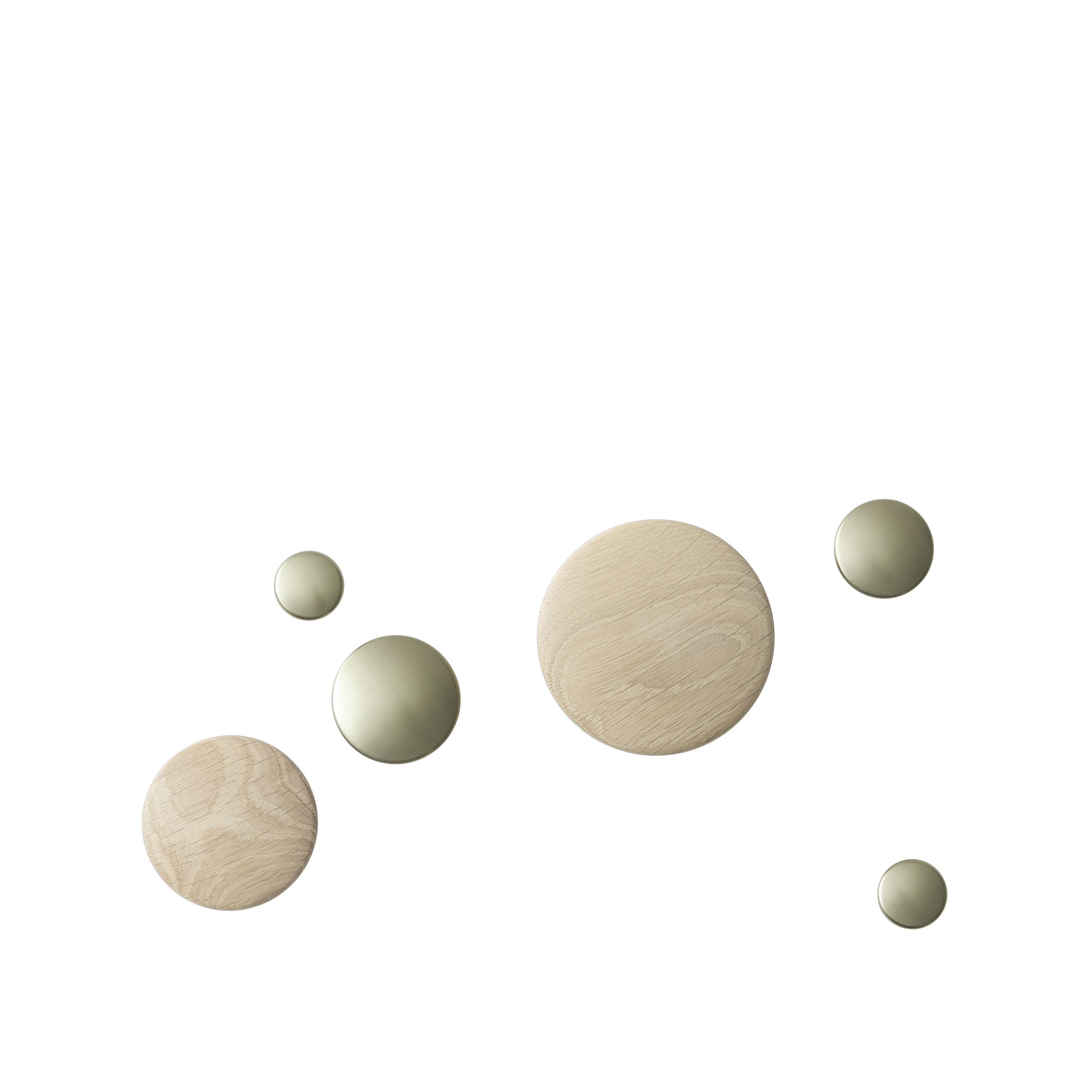 Muuto Dots Metal Light Green, ø 5 Cm