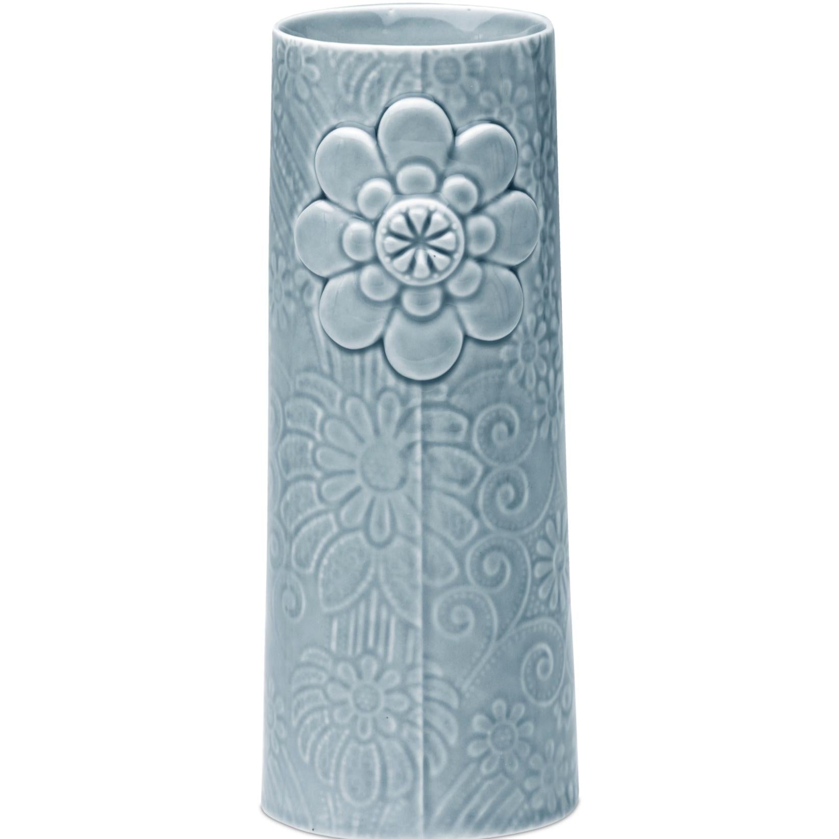 Dottir pipanella květinová váza modrá/šedá, 18,8 cm