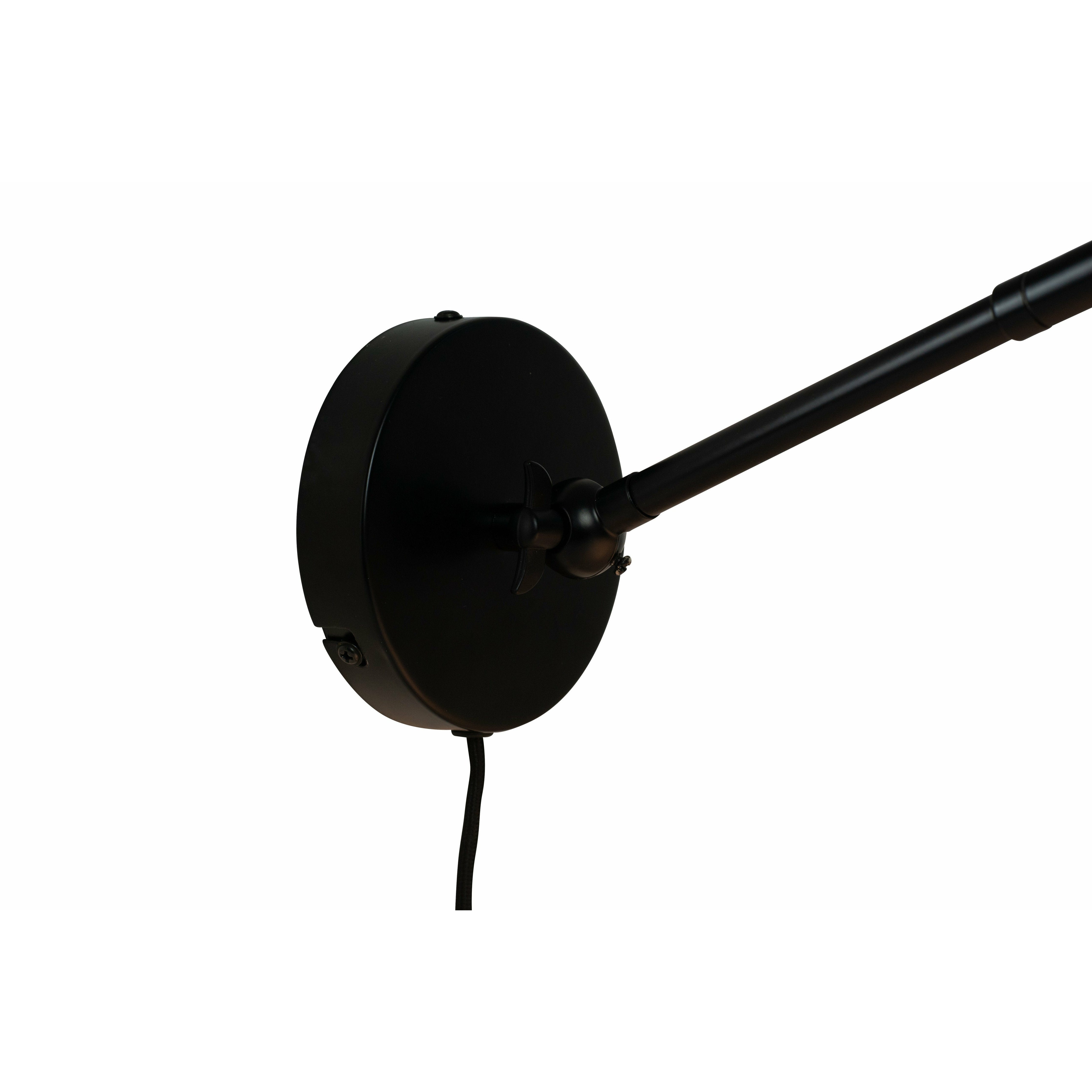 Dyberg Larsen budoucí nástěnná lampa, černá