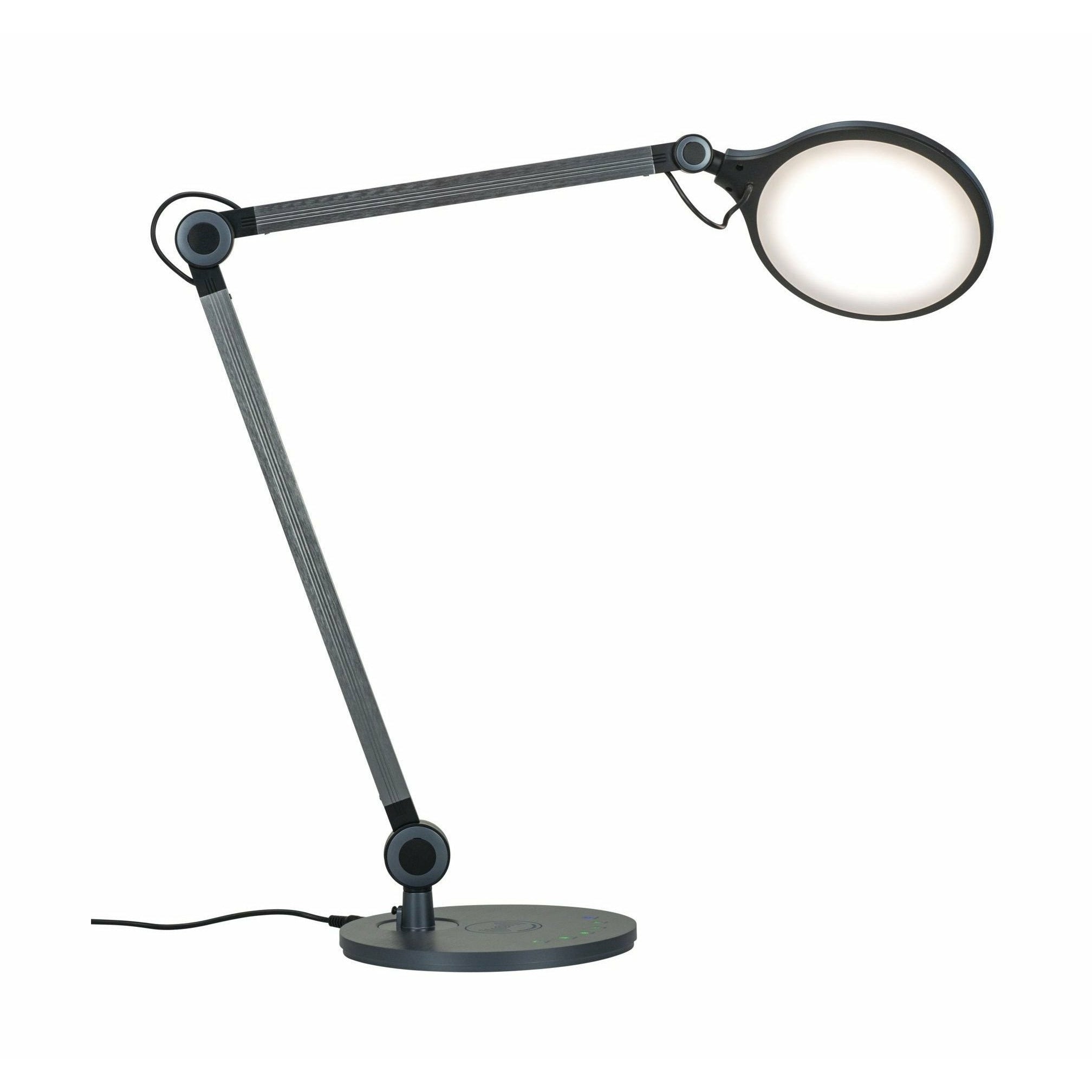 Kancelářská stolní lampa Dyberg Larsen, šedá
